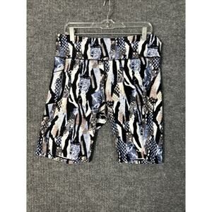 Calvin Klein Womens Activewear Biker Shorts XXL Pockets Athleisure Multi Color